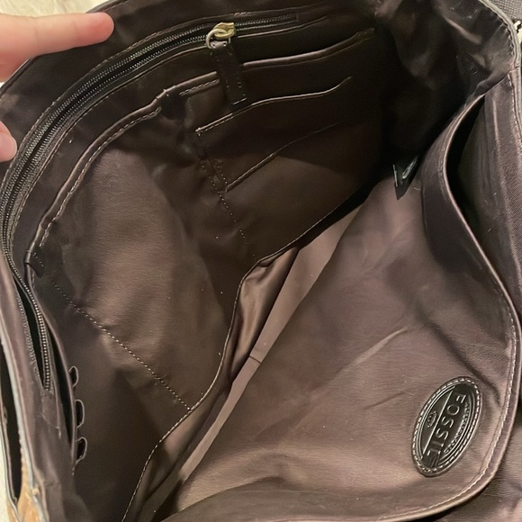 Brown genuine Leather field Messenger Bag - Picture 16 of 16